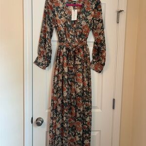 Brand new Floral Long Sleeve Maxi Dress